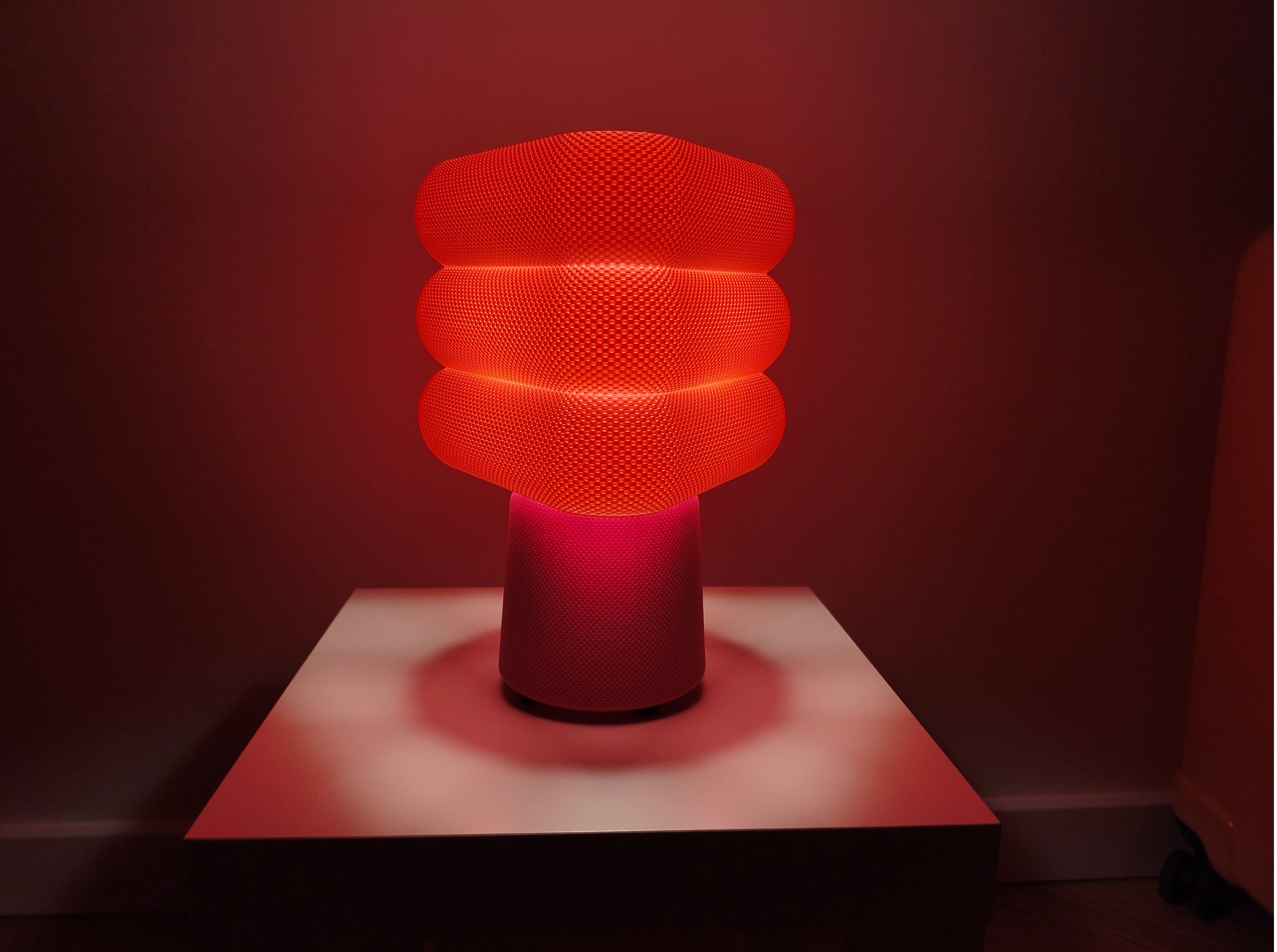 Lampa Delta - Różowa