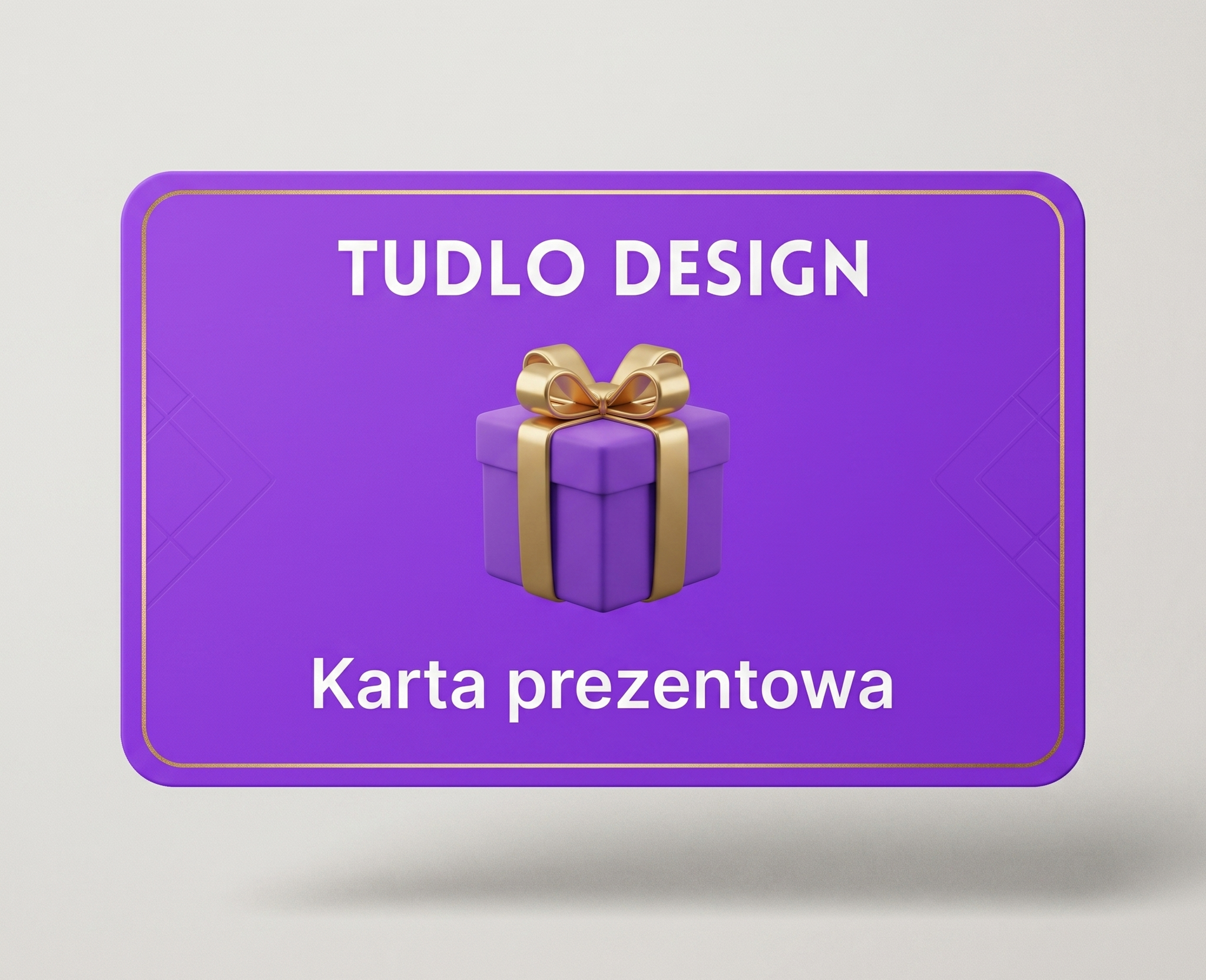 Karta prezentowa Tudlo Design
